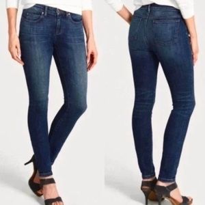 Eileen Fisher Organic Cotton Skinny Jeans, Size 0, Blue